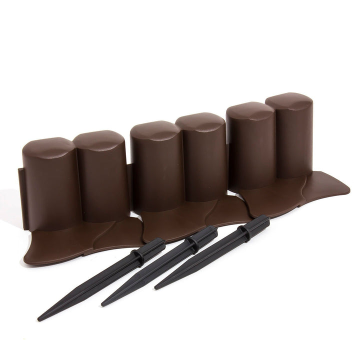 Prosperplast 5905197140124 Garden palisade with invasion I PAL6 3, 02m brown