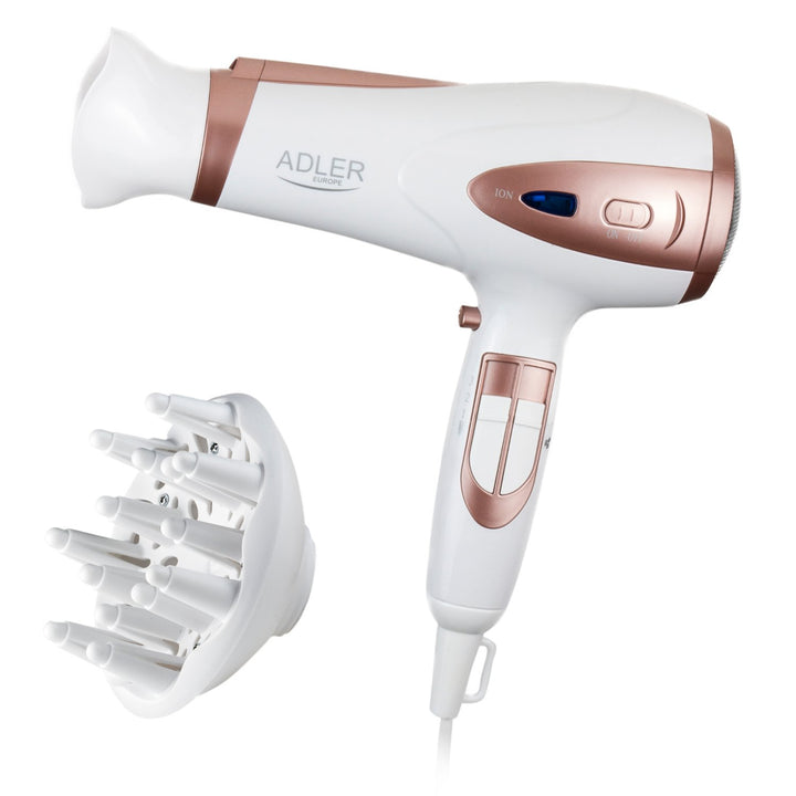 Adler AD 2248 ionic hair dryer with diffuser and concentrator