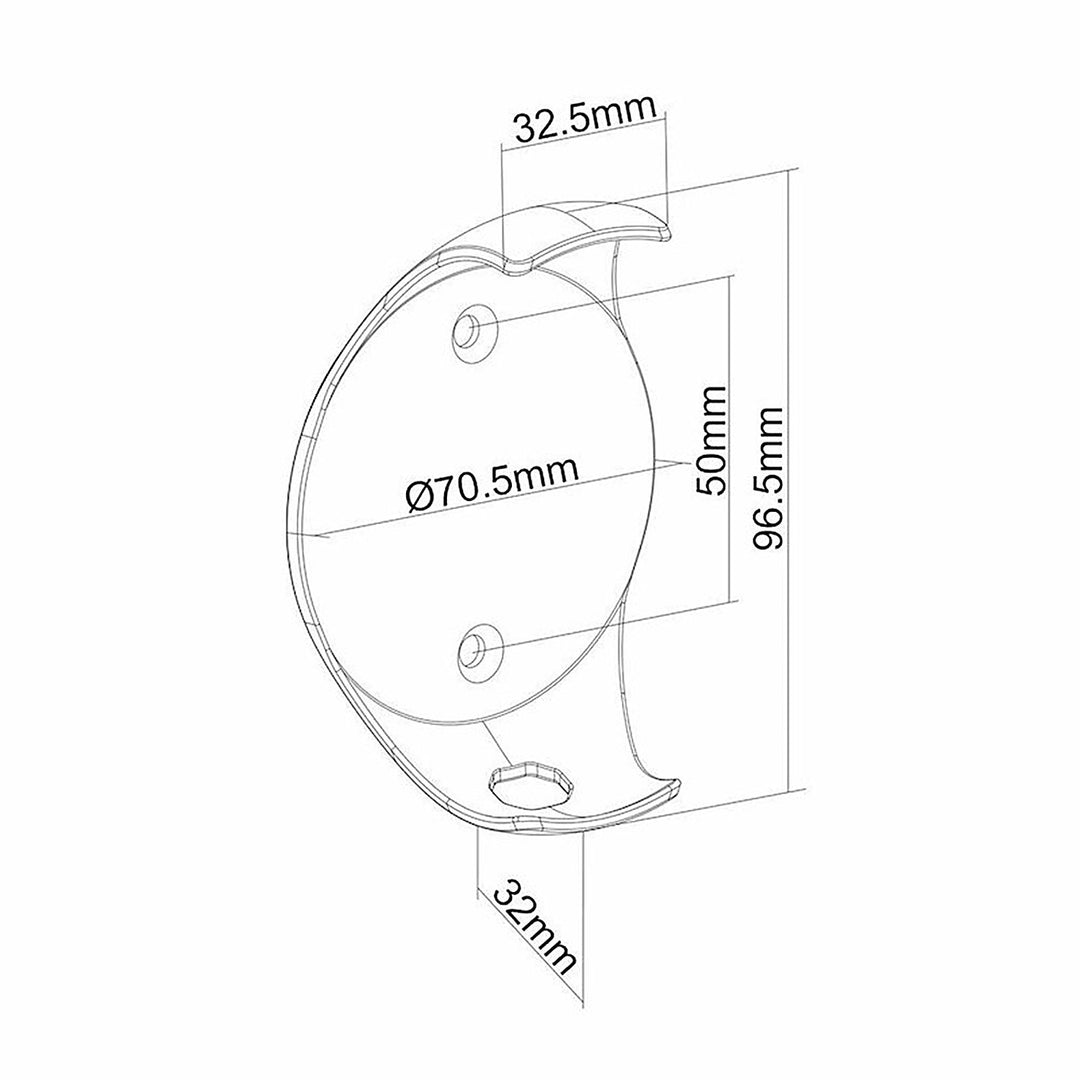 Maclean MC-842 Sealbhóir Lúibín Cainteoir Wall Mount Google Home Mini Cábla Bainistíochta Córas