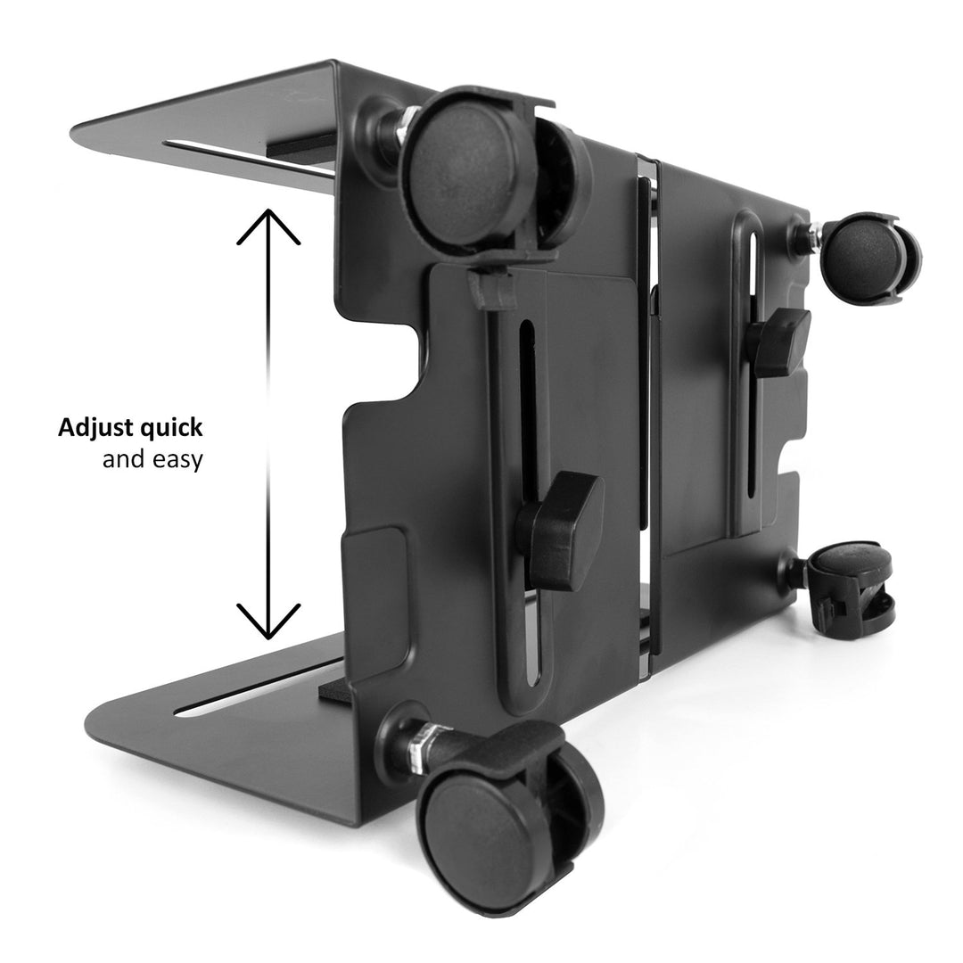 Universal Computer Stand Cart with wheels Mobile CPU up to 10kg Cart PC Desktop