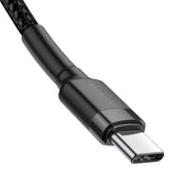 USB Type-C cable 1m flash charge PD 60W 20V 3A QC3.0 BASEUS Cafule Series