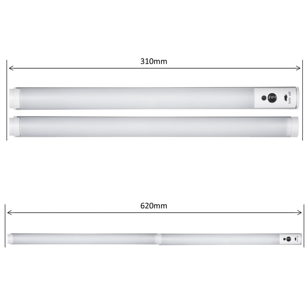 Maclean Energy MCE245 LED Lighting Under Cabinet Kitchen Lighting + Remote Control Line LED Lamp