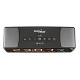 GreenBlue GB200 Bluetooth 4.2 Clock Radio, FM, Aux-in, 6W, Temperature Alarm LED Mirror Screen 2200mAh Battery