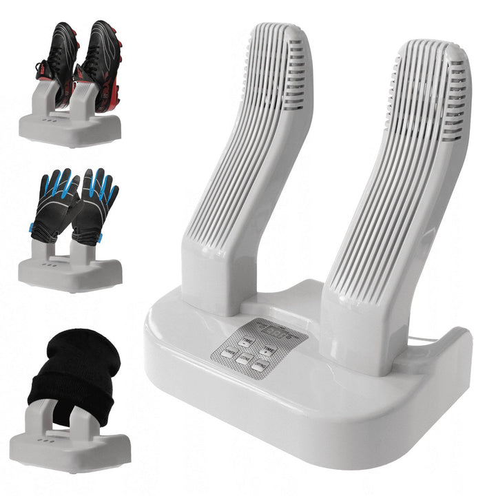 An advanced and accessible technology for disinfecting and drying shoes, helmets and gloves