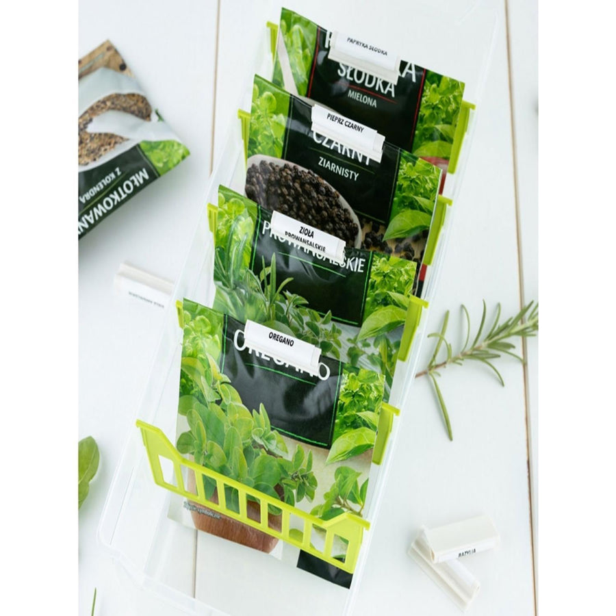 BranQ 10 Spice Clips Set Kitchen Organizer Sticker Bags Sachet Herbs Seasoning