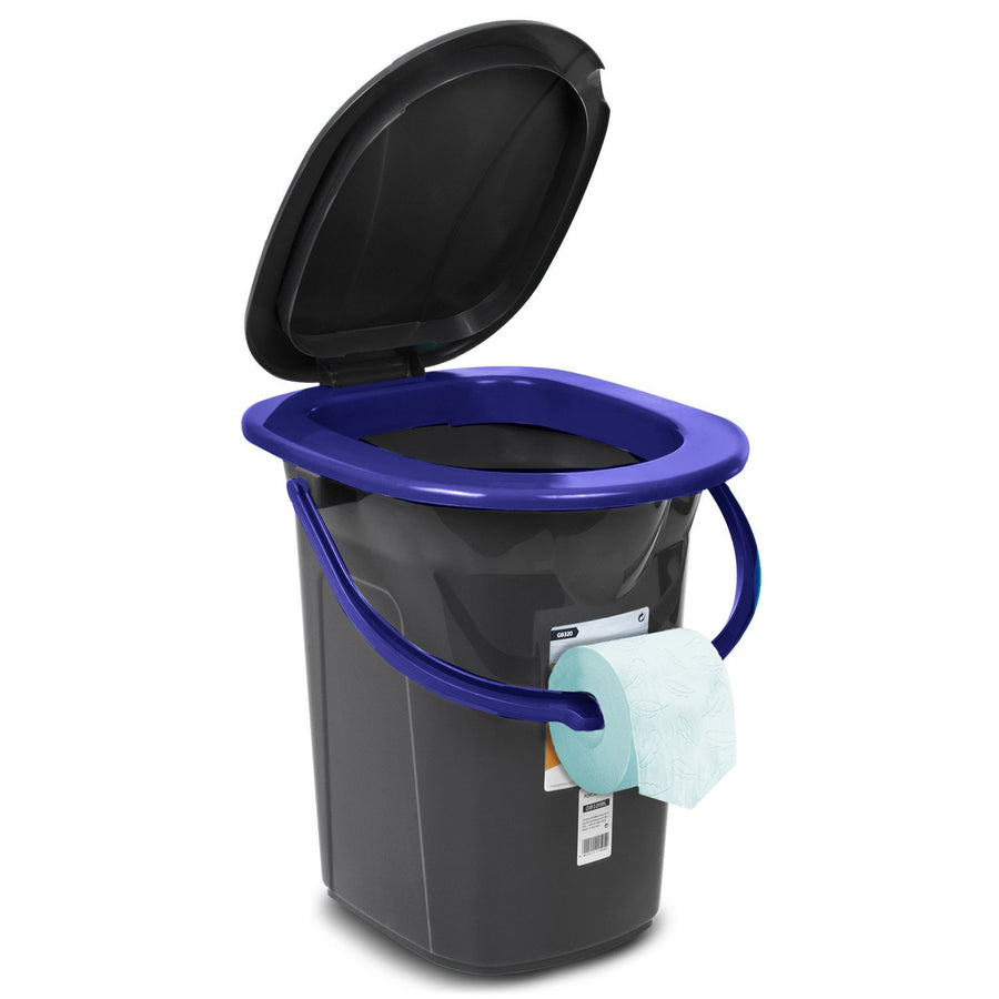 GreenBlue GB320BB Portable Travel Toilet Bucket 19L max. 120kg