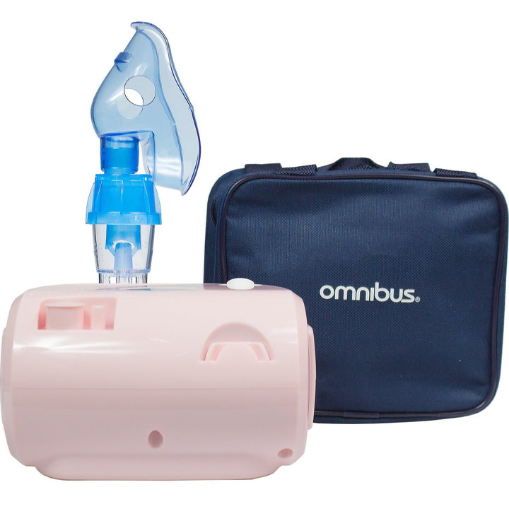 Omnibus inhaler, continuous operation, 2 masks, spare filters, powder pink, BR-CN116B