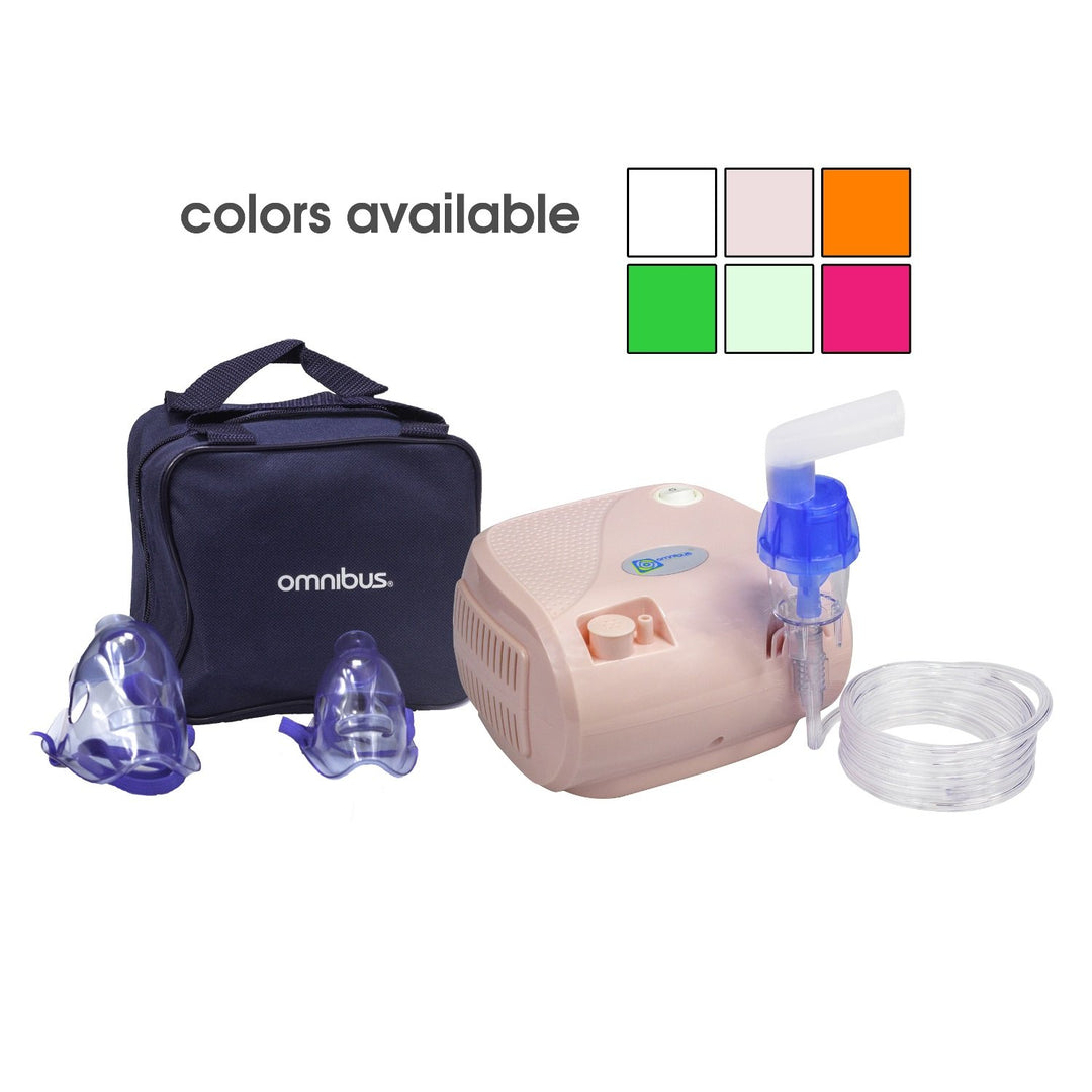 Nebulizer Omnibus BR-CN116B le Accessories Páistí Teaghlaigh Daoine Fásta le Maisc Scagairí Cásanna