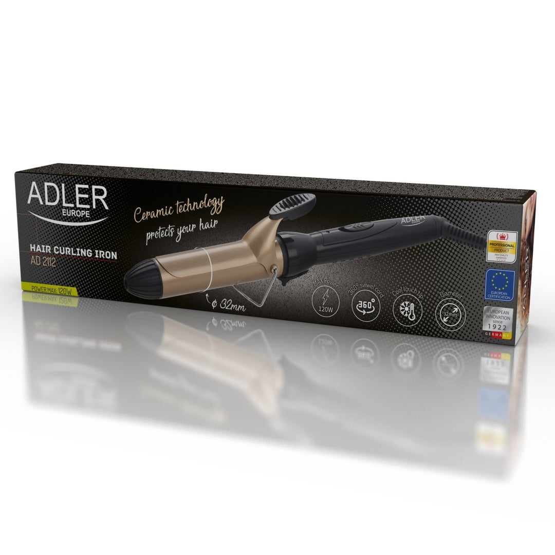 Energy-saving curler Adler AD 2112 with a ceramic coating