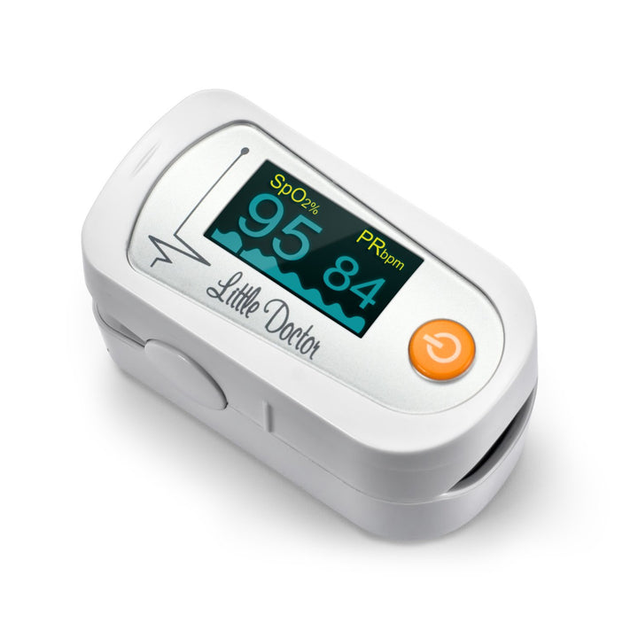 Oximeter cuisle an Dochtúir Beag MD300C23, cadhnraí san áireamh