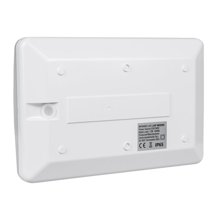 LED House Number Light with Twilight Sensor Outdoor Wall Light 950LM 12W 4000K IK10 IP65 UV-Resistant