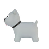 Tootina's gray dog - inflatable jumping toy for children