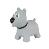 Tootina's gray dog - inflatable jumping toy for children