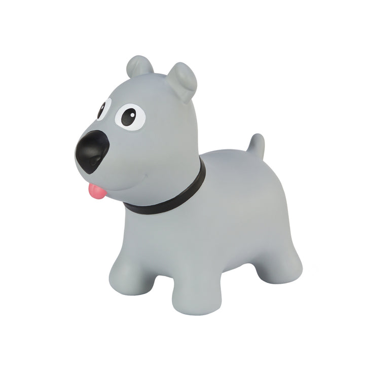 Tootina&#39;s gray dog - inflatable jumping toy for children