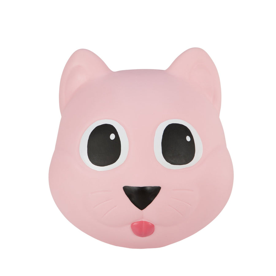 Hoppimals Pink Kitty Cat Rubber Jumping Space Hopper Jumper Toy with Pump