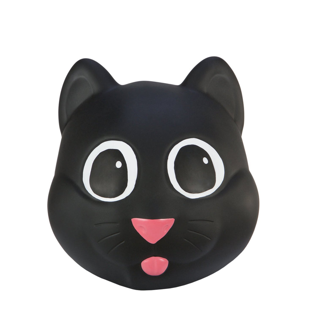 Hoppimals Black Kitty Cat Rubber Jumping Space Hopper Jumper Toy with Pump