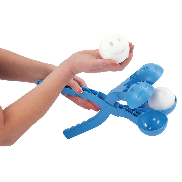 Snowballee Double Snowball Maker Blue Snow Fun Blue Gift Holiday Sturdy