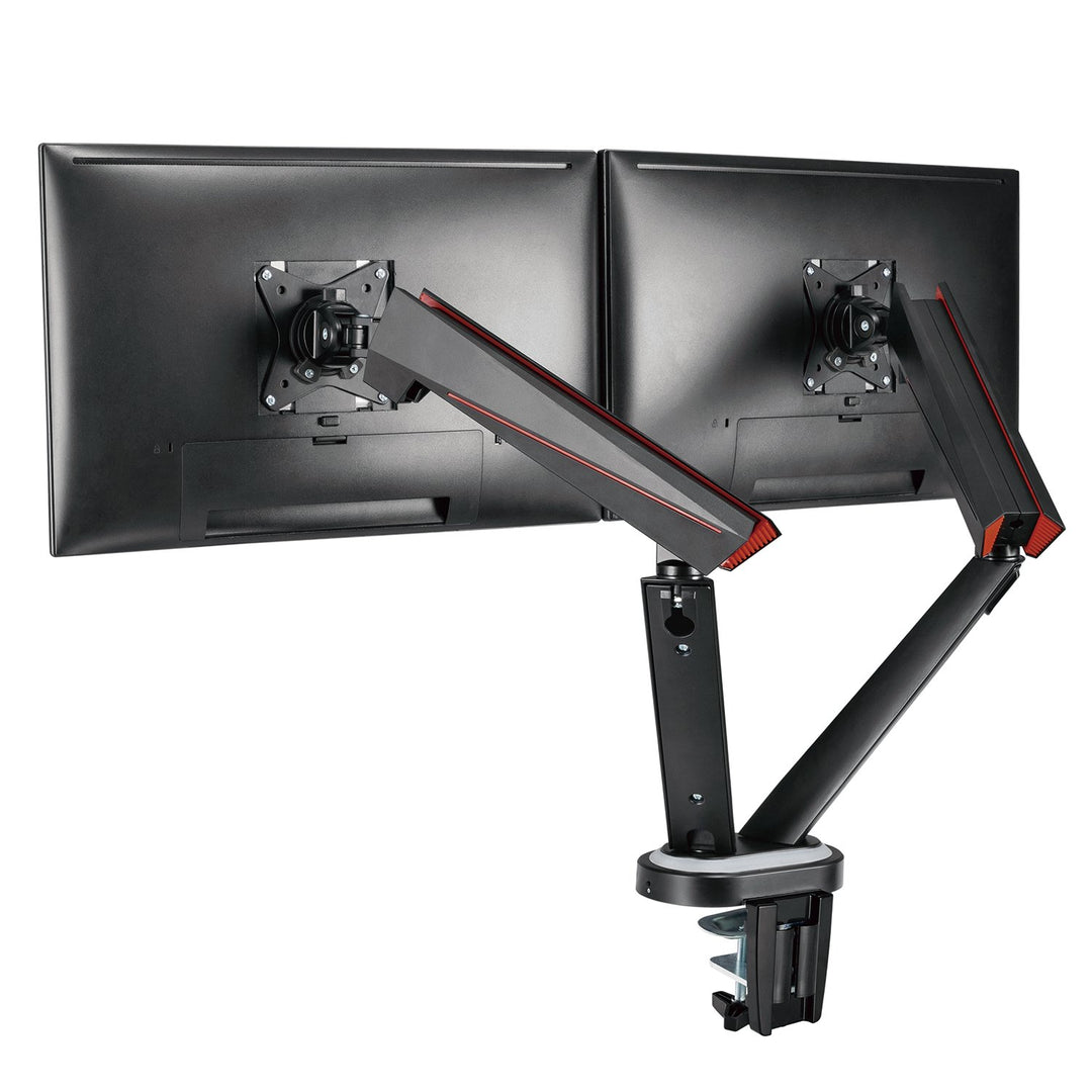 NanoRS RS887 Gaming Bracket for 2 LCD Monitors Holder 17'' - 32" 2x 8kg VESA USB LED Backlight