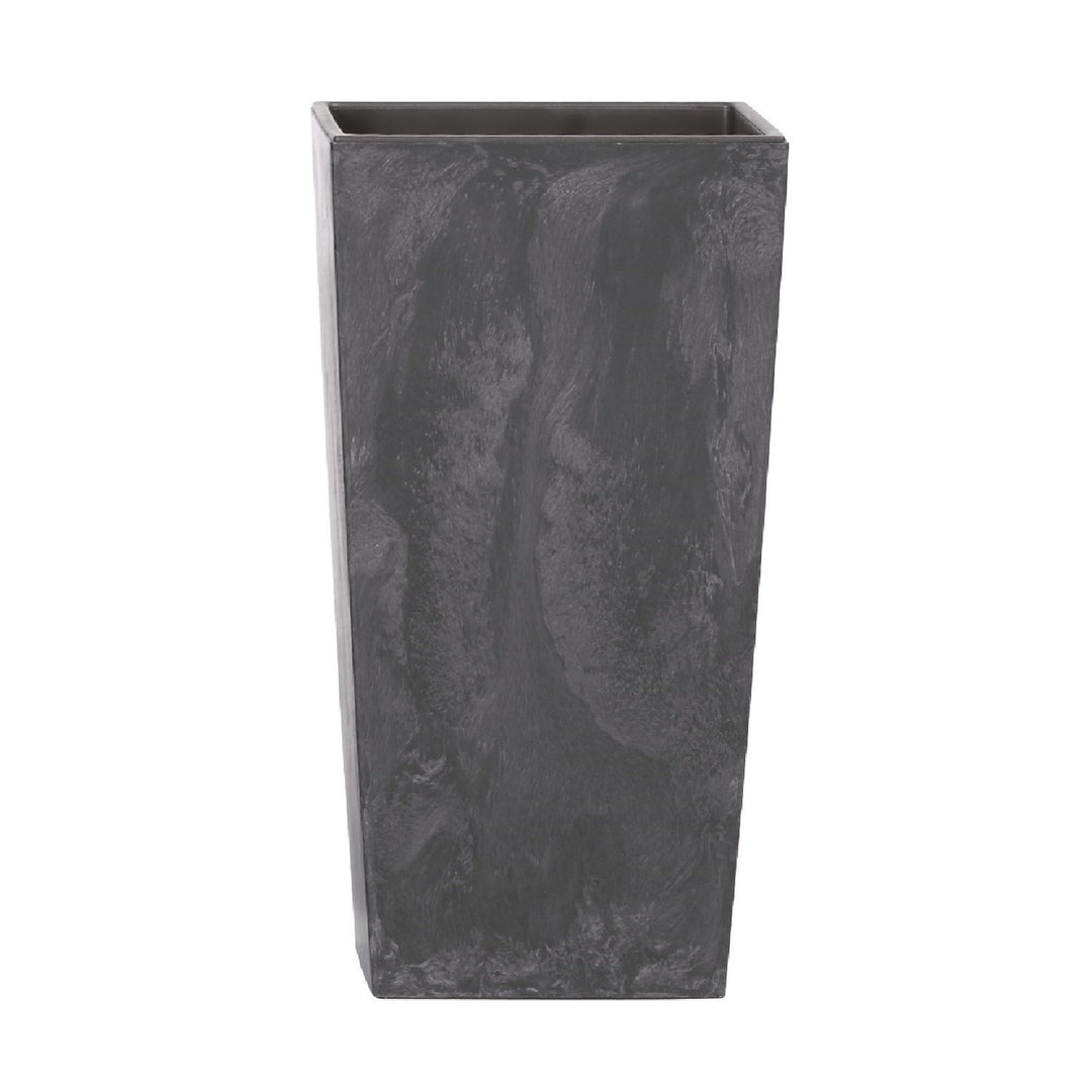 Flower pot with an insert Urbi Square Effect DURS140E-S433 - anthracite