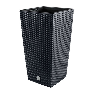Flowerpot with insert Rato Square DRTS265-S433 - anthracite