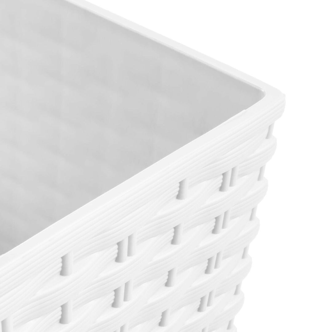Flower pot with a contribution Rato Square DRTS265-S449 - white