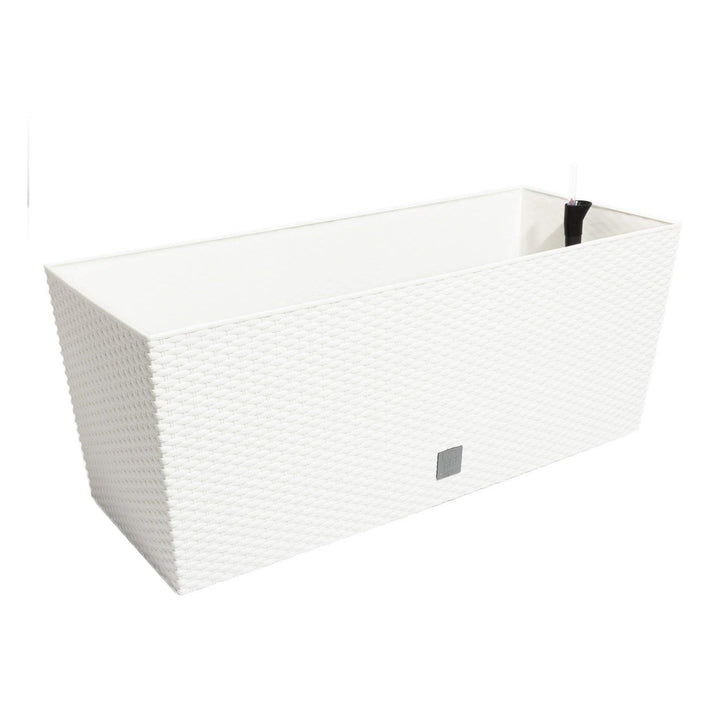 Rattan flowerpot Prosperplast Rato Case DRTC800 S449 white