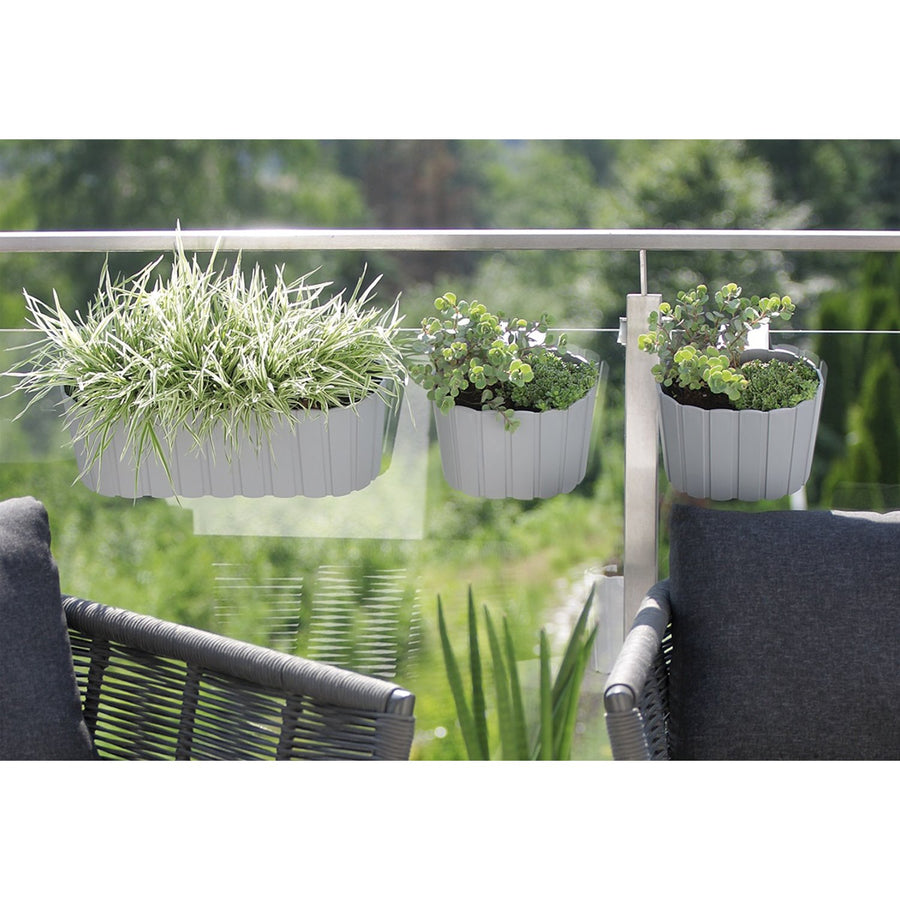 Boardee Hook DDECZ400-R222 flowerpot with hooks - brown