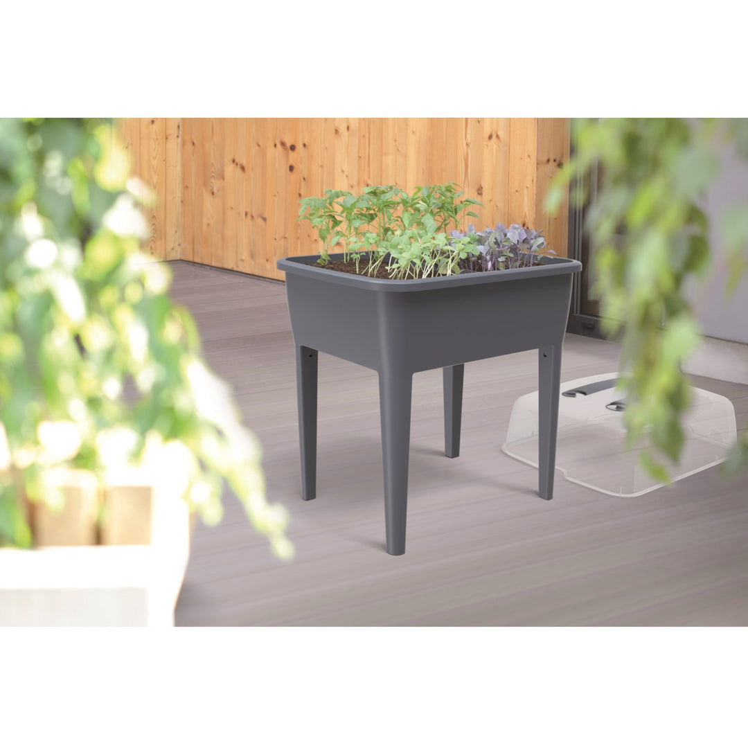Prosperplast DREP770W-S433 Greenhouse Respana Planter Set DREP770W anthracite