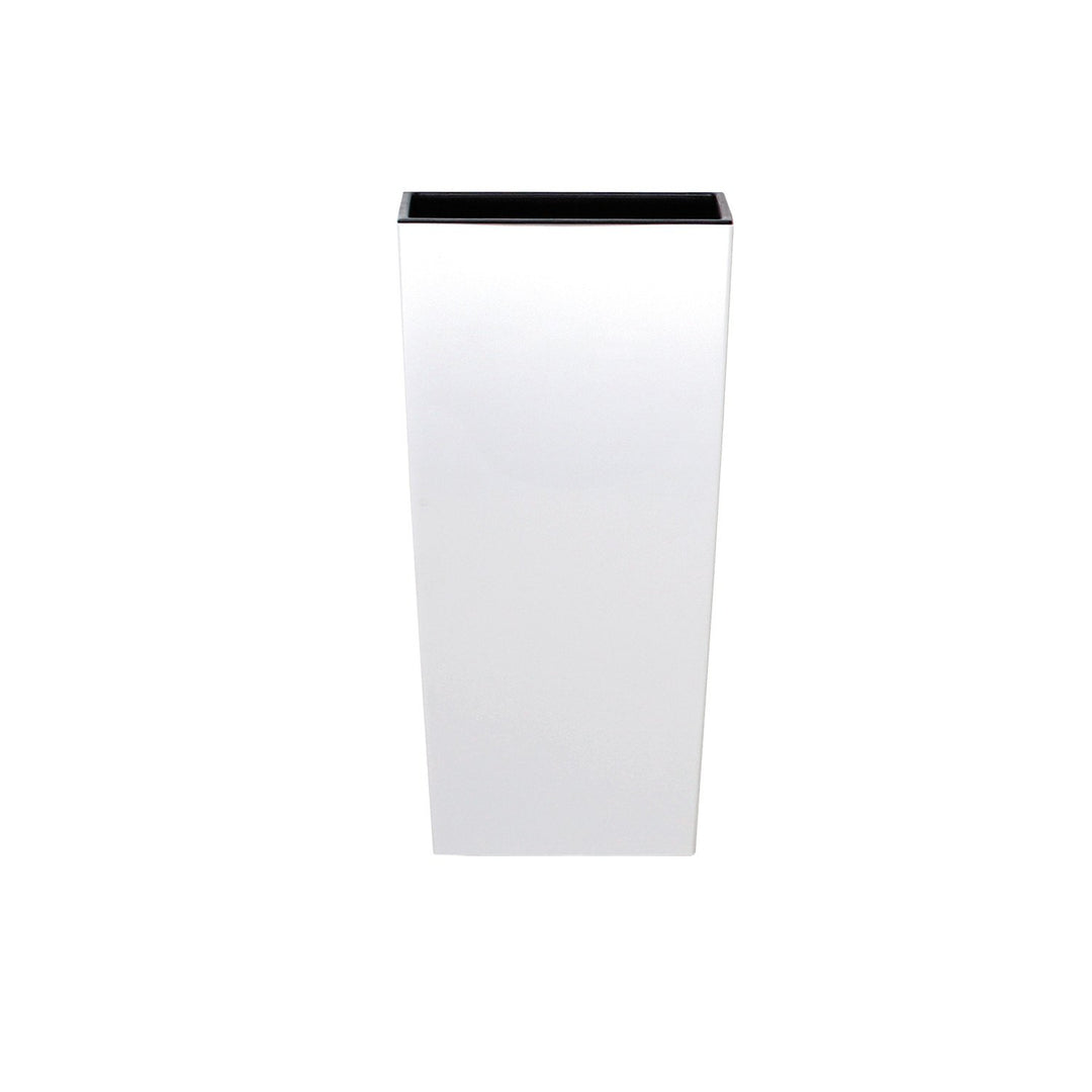 Flower pot with an insert Urbi Square DURS265-S449 - white