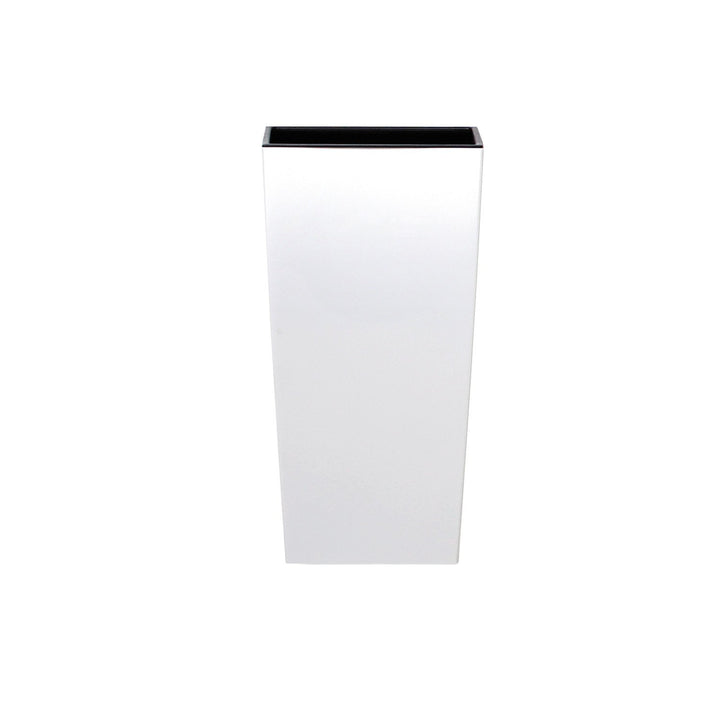 Flower pot with an insert Urbi Square DURS265-S449 - white