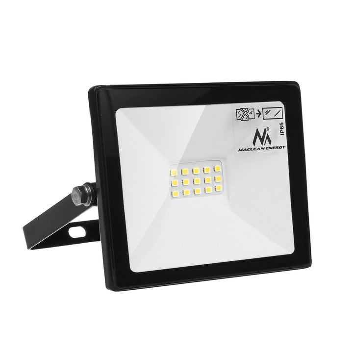 Maclean Energy MCE510 LED slim 10W floodlight, 800lm Warm White (3000K) WW, IP65, PREMIUM