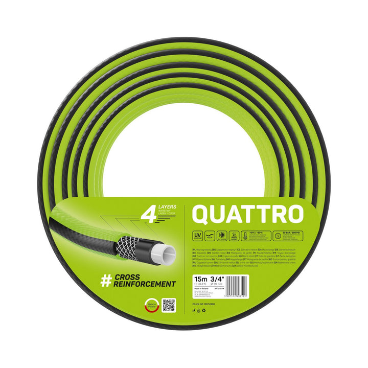 Cellfast Quattro 3/4'' 15m 4 píobán gairdín tras-brádáilte