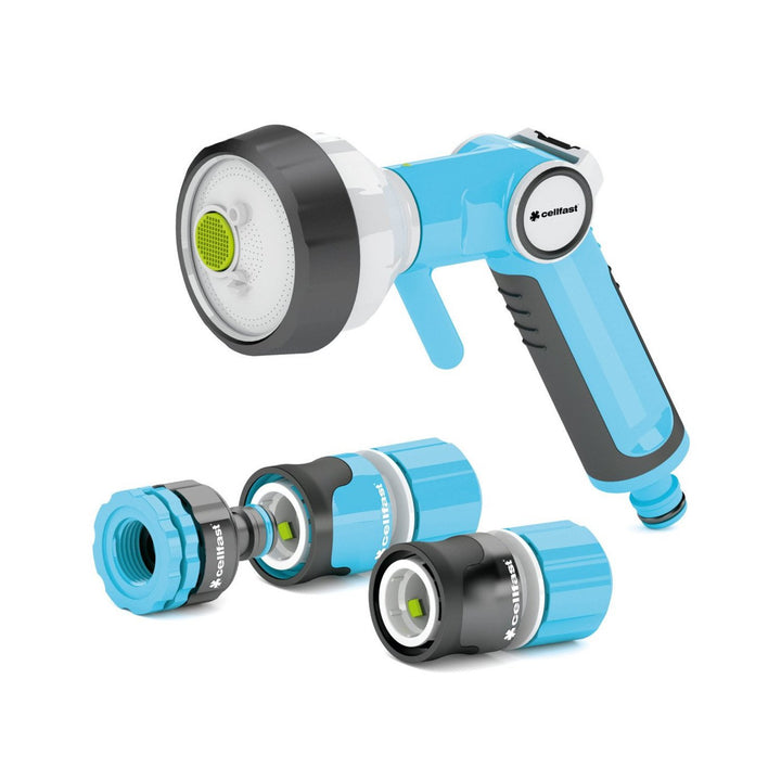 Set with 4-function pistol sprinkler 3/4 "Cellfast Ergo