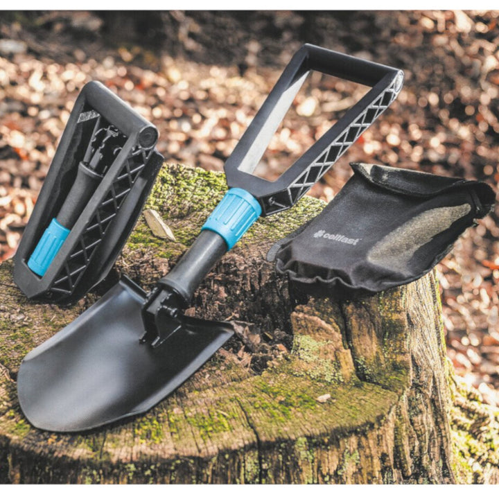 Cellfast Ergo folding shovel, ideal for gardening