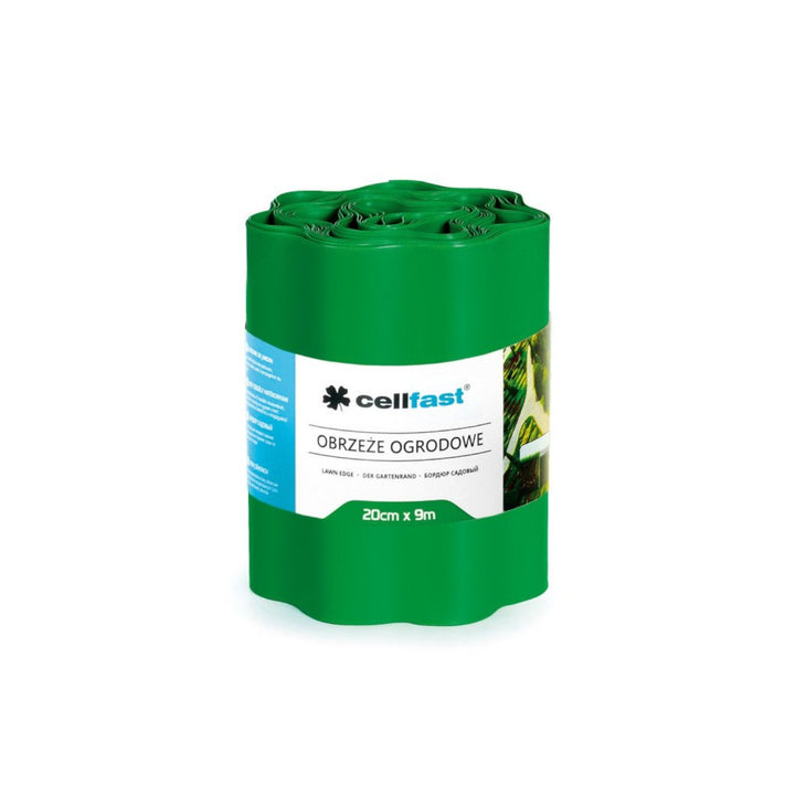 Garden edge 20cm x 9m Cellfast green