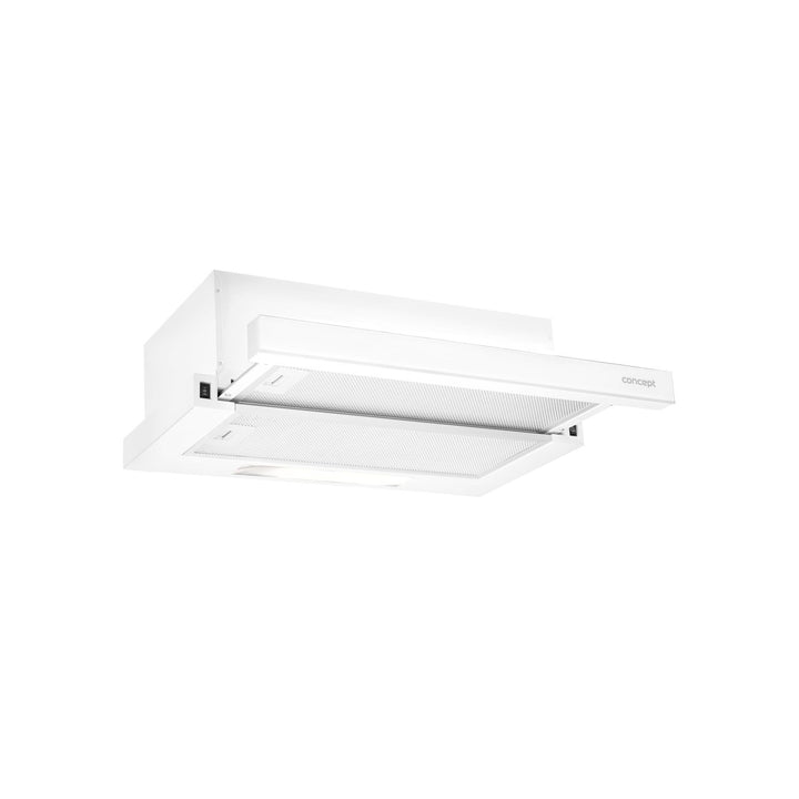 60cm Concept OPV3560WH pull-out hood - white