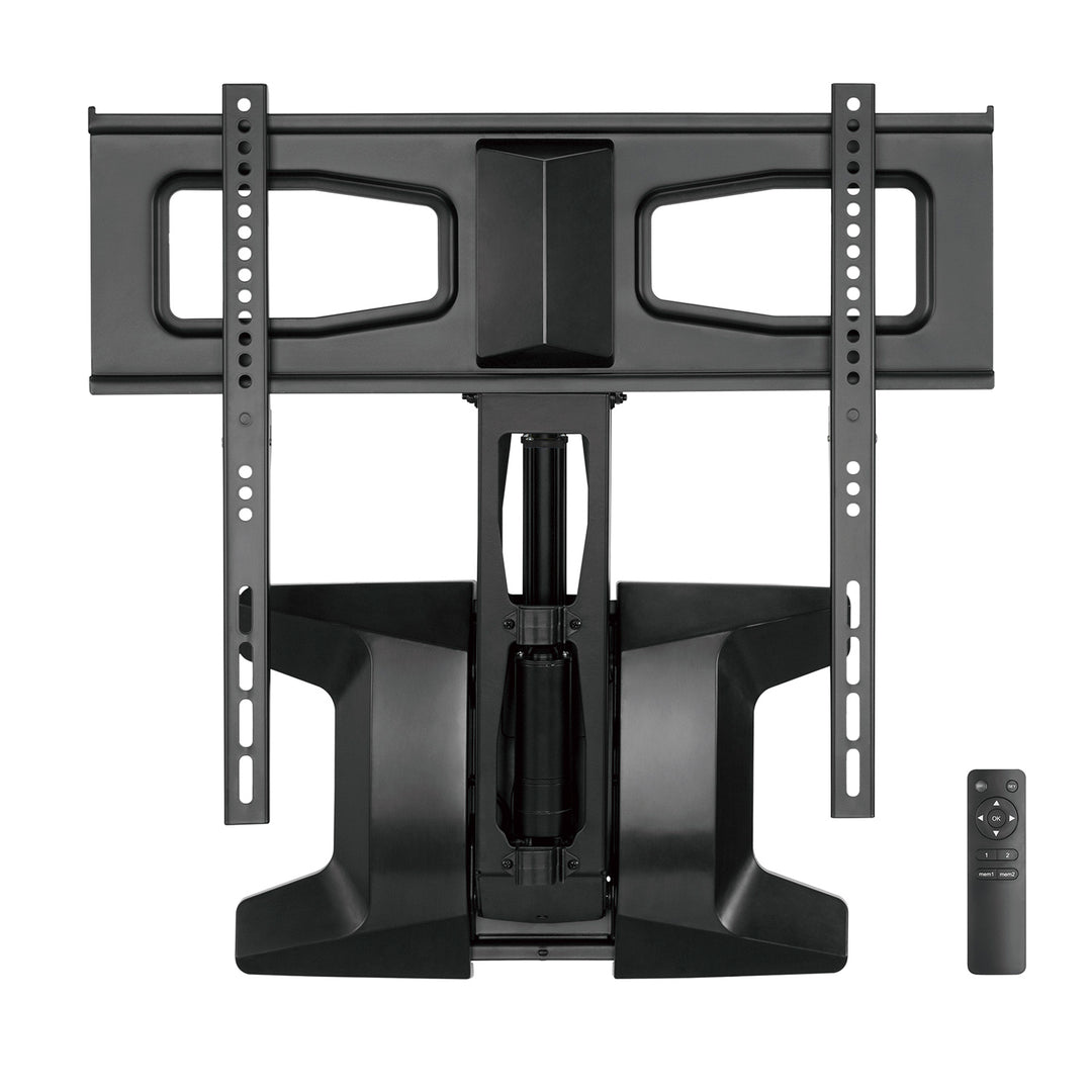 Maclean MC-891 Electric TV Wall Mount Bracket Remote 37''-70" VESA 35kg Over Fireplace Pull Down TV Holder