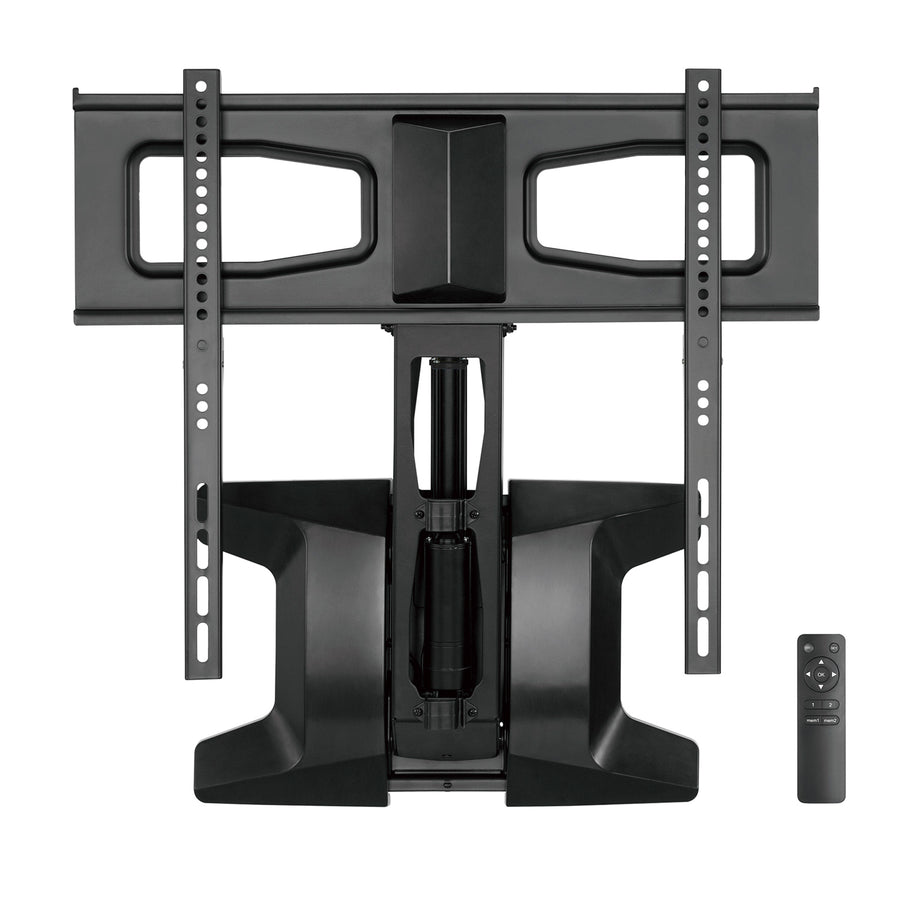 Maclean MC-891 Electric TV Wall Mount Bracket Remote 37''-70" VESA 35kg Over Fireplace Pull Down TV Holder EU plug