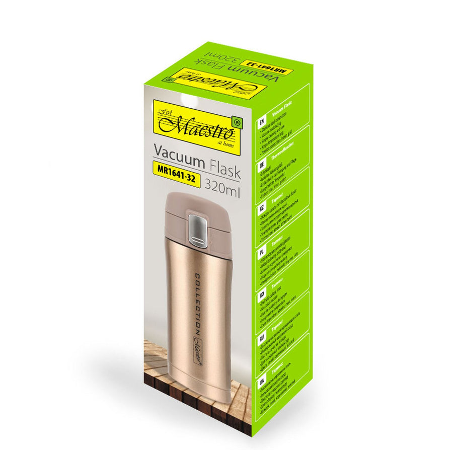 Stainless steel thermal mug 0.32L Maestro MR1641 gold