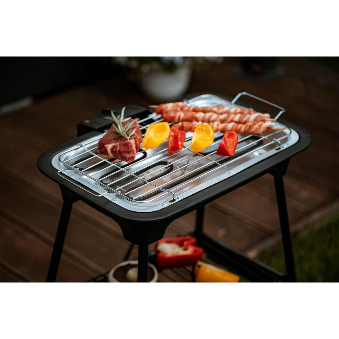 Adler AD 6602 2in1 Electric BBQ & Table Grill 2400W with Garden Stand