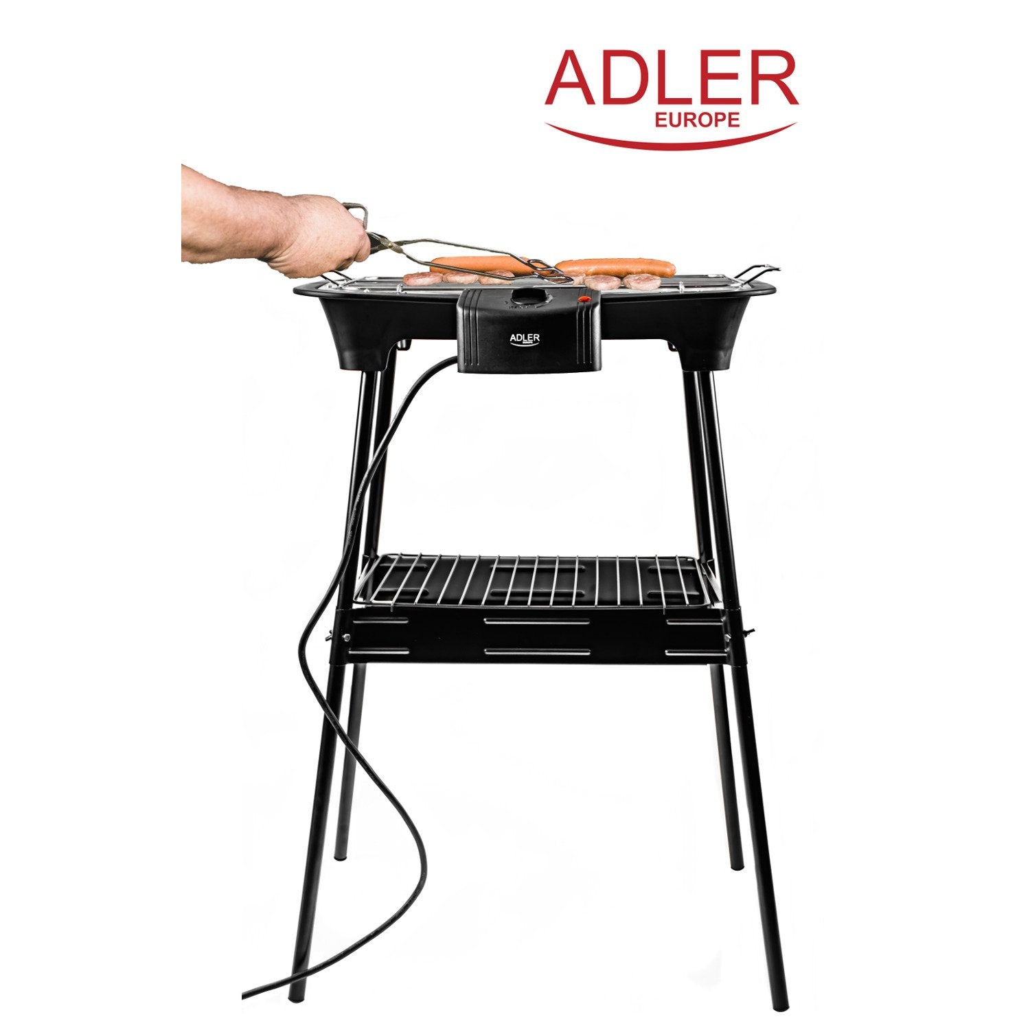 Adler AD 6602 2in1 Electric BBQ Table Grill 2400W with Garden Stand Euroelectronics UK