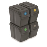 Sortibox 4x20L gray ISWB20S4 sorting basket set