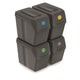 Sortibox 4x20L gray ISWB20S4 sorting basket set