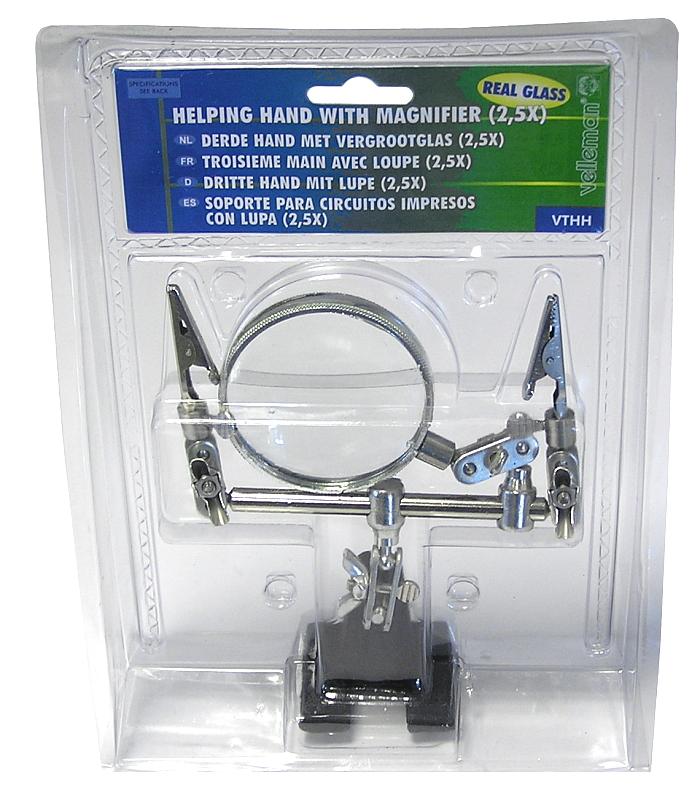 Third hand + soldering iron stand set Velleman VTHHN