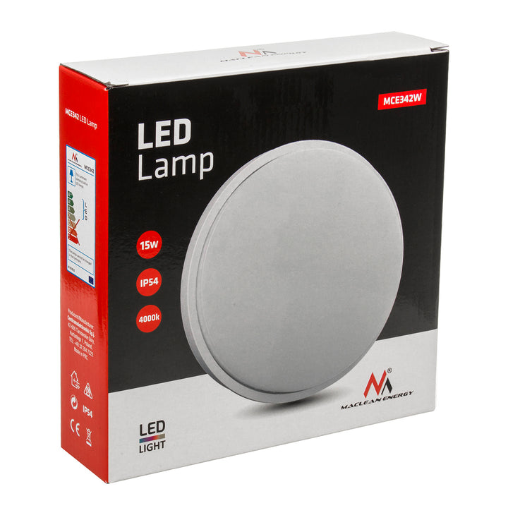 MCE342 faoi stiúir lampa - W 1100lm 15W IP54, bán nádúrtha (4000K)