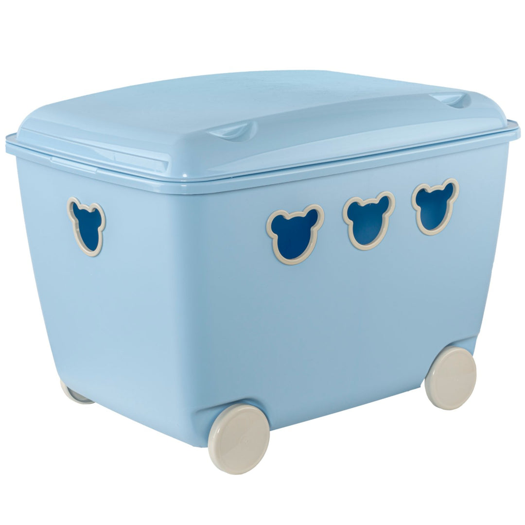 Big Storage Box Container Toys Wheels 55L Teddy Bear Doll Children Room