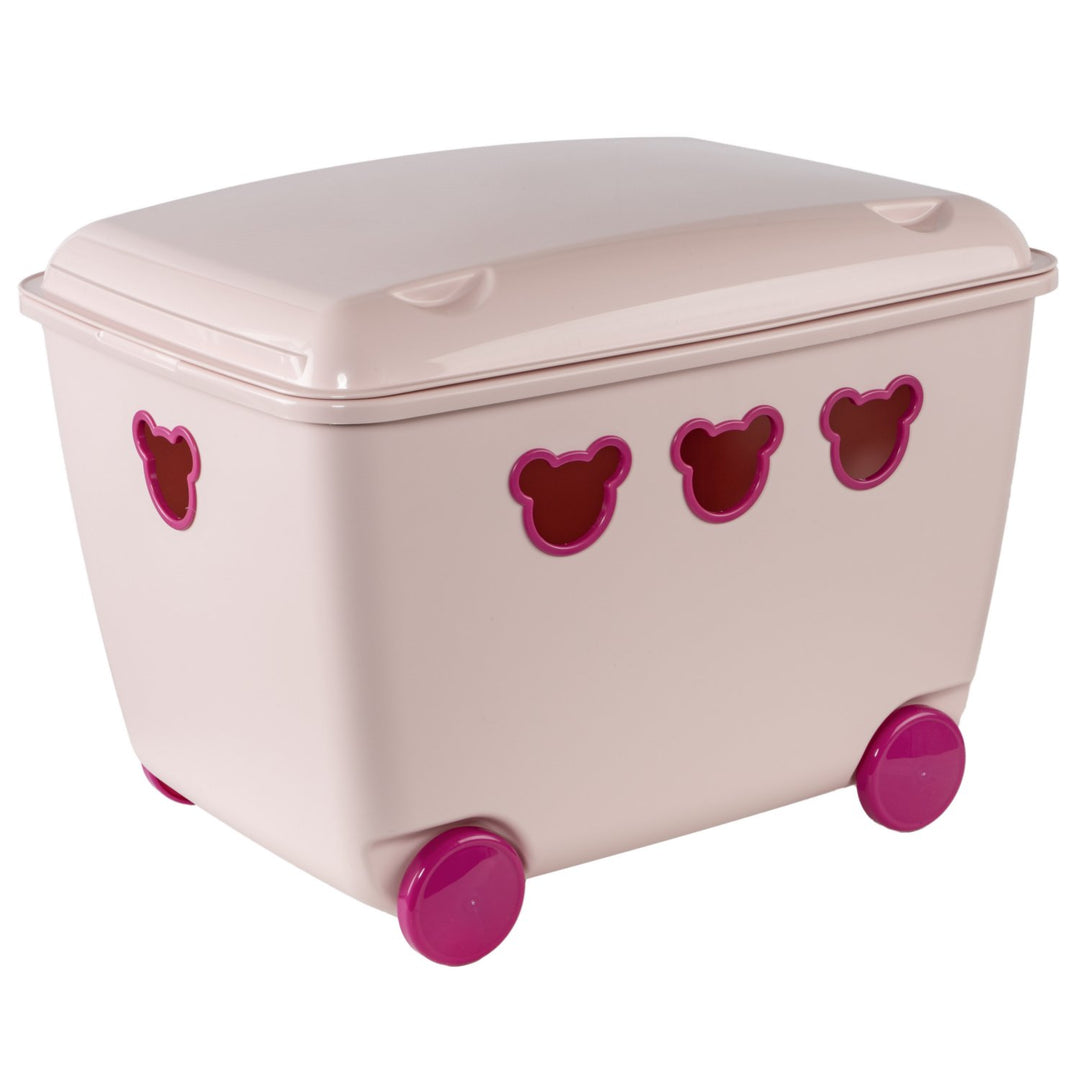 Big Storage Box Container Toys Wheels 55L Teddy Bear Doll Children Room