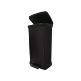 CURVER DECO BIN 50L Black Pedal Bin with Removable Compartment Elegant Modern Design No Prints