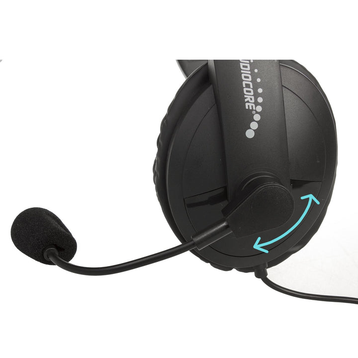 Audiocore AC862 Headphones USB With Microphone On-ear plug & play 1.5m