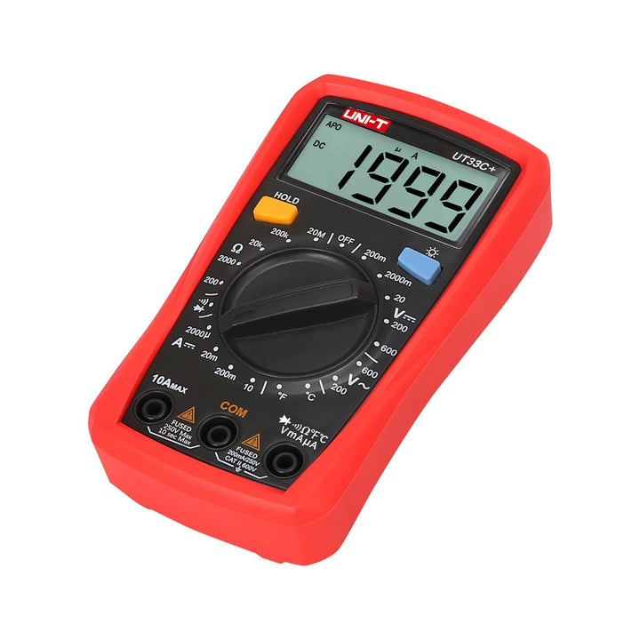 Universal Uni-T UT33C meter + temperature measurement